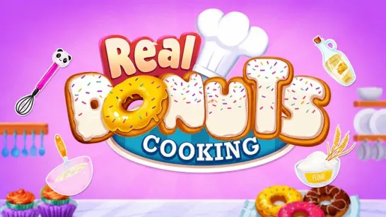 Real Donuts Cooking image