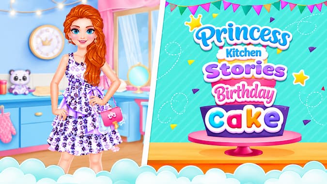 How to Play Princess Kitchen Stories: Birthday Cake